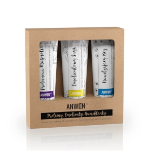 Anwen Haarpflegeset für mittlere Porosität, 3 x 100 ml