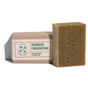 Mydlarnia Cztery Szpaki Körperseife mit Rosmarin und Mandarine 110 g