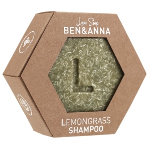 Ben&Anna natürliches Haarshampoo in fester Form, Lemongrass, 60 g