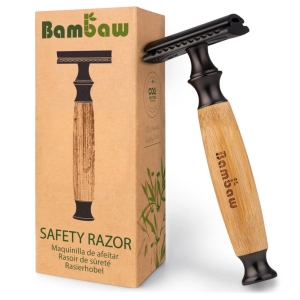 Bambaw Mehrweg-Rasierer für Rasierklingen „Classic Dark“