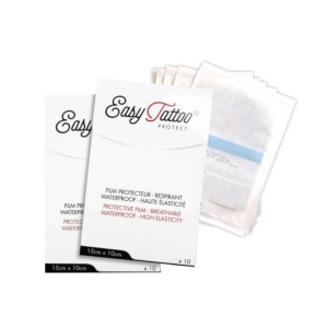 Easy Tattoo Schutzfolie für Tattoos, 10 Blatt, 10 x 15 cm