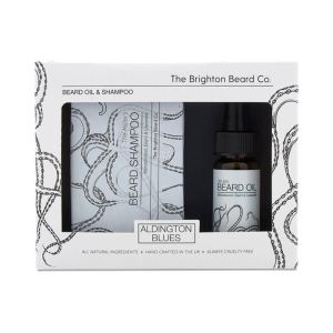 Brighton Beard Bartpflege-Set „Aldington Blues“ – Shampoo und Öl