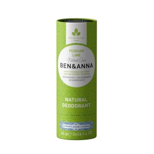 Ben&Anna natürliches Deodorant auf Natronbasis „Persian Lime“, 40 g (Kartonstift)