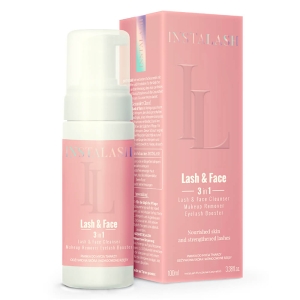 Instalash Reinigungsschaum für Gesicht und Wimpern Lash & Face Foam 3-in-1 100 ml