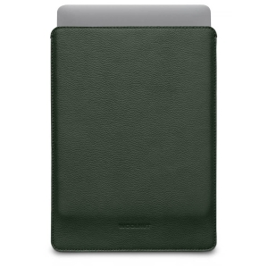 Woolnut Lederhülle für MacBook Pro 14 Zoll (2021–2025, M1–M4) – Grün
