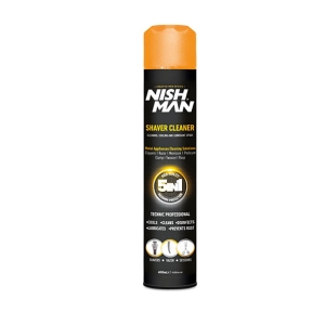 Nishman Desinfektionsspray für Friseurgeräte Shaver Cleaner 400 ml