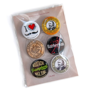 Captain Fawcett – Ansteckplaketten-Set „Badge Collection“
