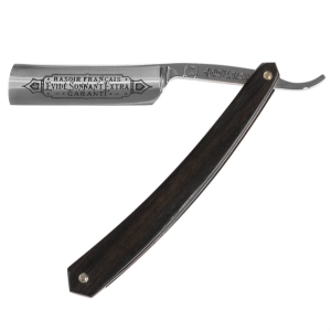 Thiers Issard Rasiermesser Evide Sonnant Extra Afrikanisches Ebenholz 6/8 Zoll A-SING-68-275-1196-EB