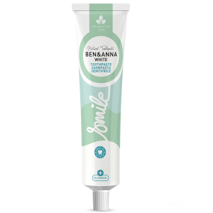 Ben & Anna Zahnpasta mit Fluorid „White Aloes“, 75 ml