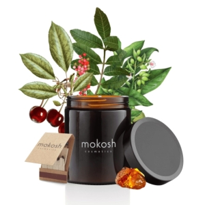 Mokosh Kerze „Kirsche mit Bernstein“ 180 ml