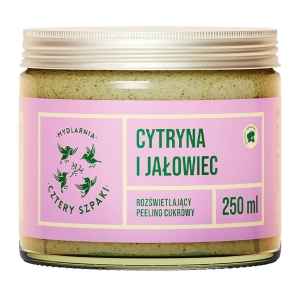 Mydlarnia Cztery Szpaki Peeling „Zitrone und Wacholder“ 250 ml