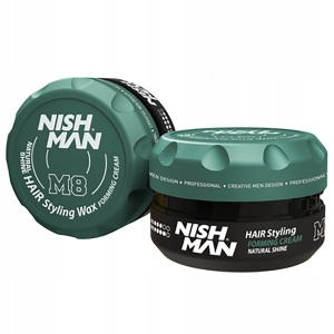 Nishman Pomade M8 Natural Shine Haarstyling-Wachs 100 ml