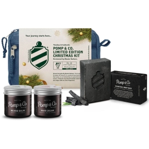 Pomp & Co. Herren-Pflegeset, limitierte Auflage: Toiletries Christmas Gift Kit