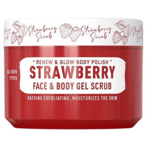 Immortal Peeling Scrub – Gel für Gesicht und Körper, Erdbeere, 300 ml