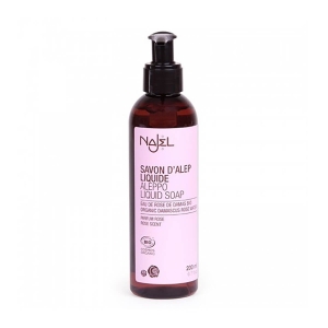 Najel Flüssigseife aus Aleppo mit Damaszener Rose, 200 ml