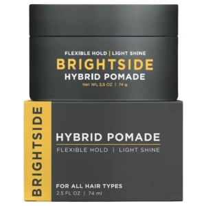 Brightside Flexible Haarpomade mit leichtem Glanz Hybrid Pomade 74 g