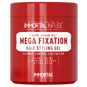 Immortal Haarstyling-Gel „Mega Fixation Hair Gel Argan“ 500 ml