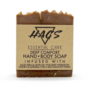 HAGS Essential Care – Hand & Body Soap, natürliche Körperseife, 115 g