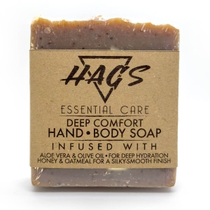 HAGS Essential Care Hand- und Körperseife „Barberwood“ 115 g