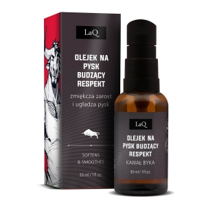 LaQ After-Shave- und Bartöl „Kawał Byka“, schwarz matt, 30 ml