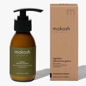 Mokosh beruhigende Rasiercreme „Grüner Kaffee mit Tabak“ 90 ml