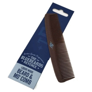 Bluebeards Revenge Kamm „Liquid Wood Beard&Mo Comb“
