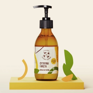Mydlarnia 4 Szpaki Flüssigseife Zitrone und Minze 300 ml