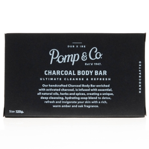 Pomp&Co; Duschseife „Charcoal Body Bar“ 120 g
