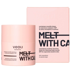 Veoli Botanica Emulgierende, beruhigende Reinigungsbutter zum Abschminken mit Lichtschutzfaktor für besonders empfindliche Haut „Melt With Calmness“ 40 g