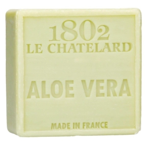 Le Chatelard 1802 Marseiller Seife in Stückform mit Aloe Vera, ohne Palmöl, 100 g