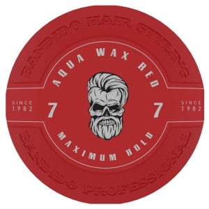 Bandido Wasserbasiertes Haarwachs „Strong Red“ Nr. 7 Aqua Wax 450 ml
