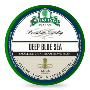 Stirling Soap Company Rasierseife „Deep Blue Sea“ 170 ml