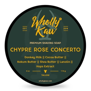 Wholly Kaw Rasierseife „Chypre Rose Concerto“ 114 g
