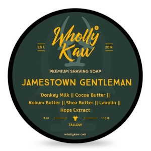 Wholly Kaw Rasierseife „Shaving Soap Jamestown Gentleman“ 114 g
