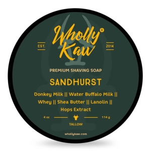 Wholly Kaw Rasierseife „Shaving Soap Sandhurst“ 114 g
