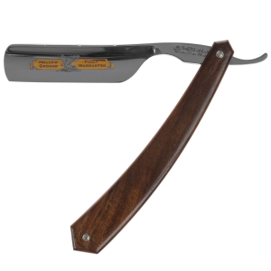 Thiers Issard Sing 7/8 Eagle Gold Desert Ironwood Rasiermesser + „Footprints“-Gravur
