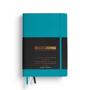 LEUCHTTURM1917 Bullet Journal Edition 2 Notizbuch A5 Turquoise25, gepunktet, 120 g, 206 Seiten