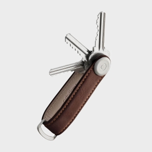 Orbitkey Key Organiser – Leder-Schlüsseletui in Espresso-Braun