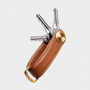 Orbitkey Key Organiser Pro – Leder-Schlüsselorganizer „Cedar“