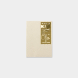 Einlage mit dünnem Papier für das Traveler’s Notebook – #005 Passport Size