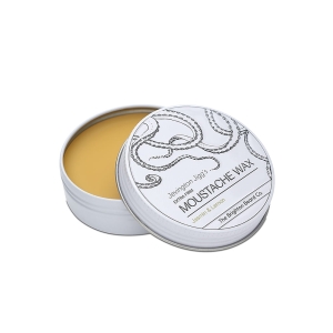 The Brighton Beard Company – extra starkes Bart- und Schnurrbartwachs „Jasmin & Lemon“ (Ex. Firm) 30 ml im Tiegel