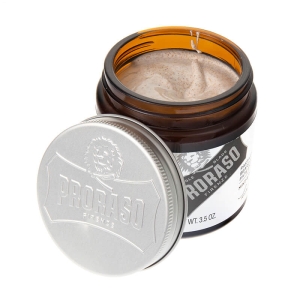 Proraso Beard Peeling Exfoliante Paste Mint & Rosemary – Peeling für Gesicht und Bart, 100 ml