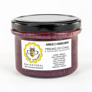 Miodowa Mydlarnia Körperpeeling „Wassermelone mit Hibiskus“ 200 g