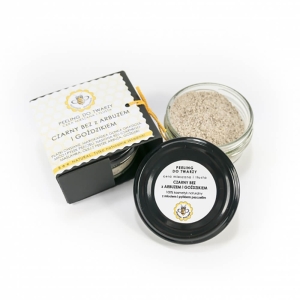 Miodowa Mydlarnia Gesichtspeeling „Schwarzer Holunder“ 25 g