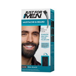 Just For Men Färbegel für Bart und Schnurrbart M55 Black 14 g