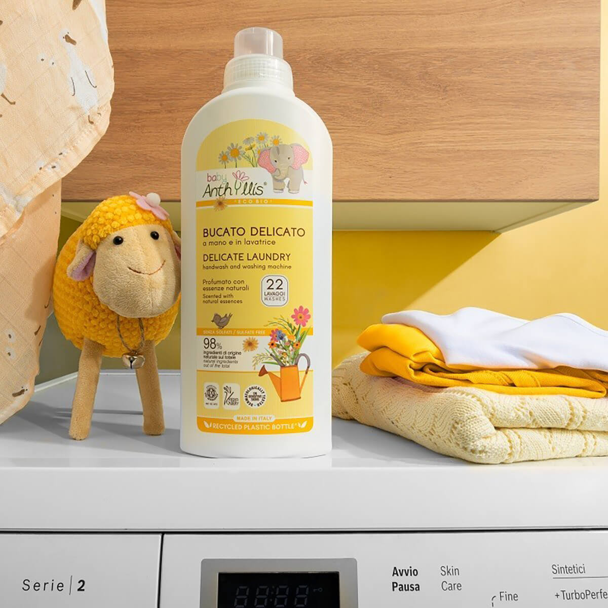 Naturalny płyn do prania ubranek dziecięcych i niemowlęcych Baby Anthyllis