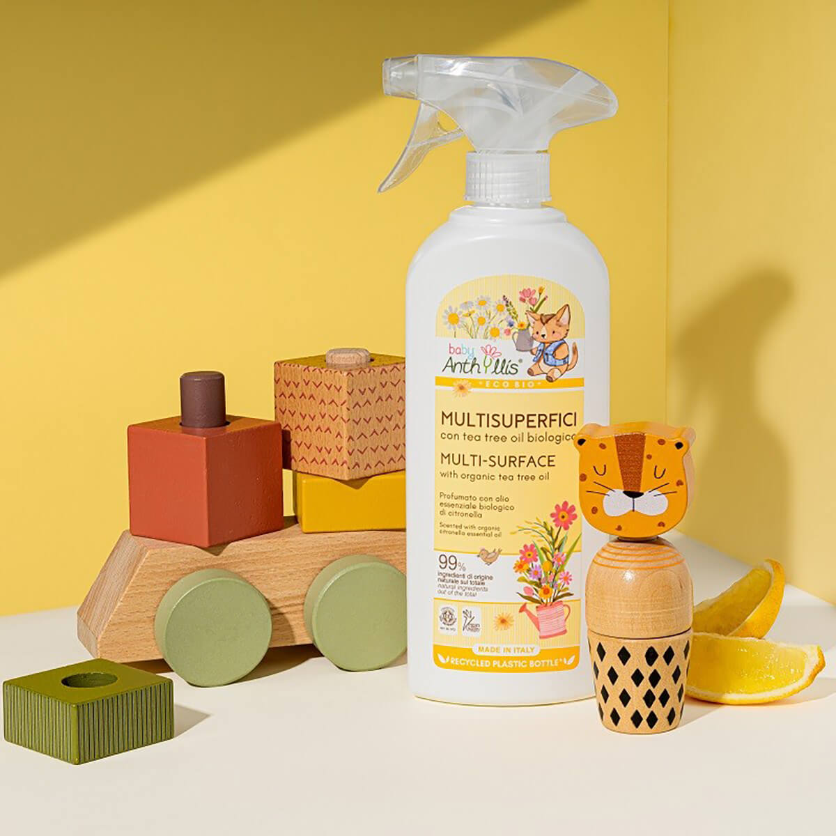 Eko Spray do czyszczenia powierzchni mających kontakt z dzieckiem Baby Anthyllis