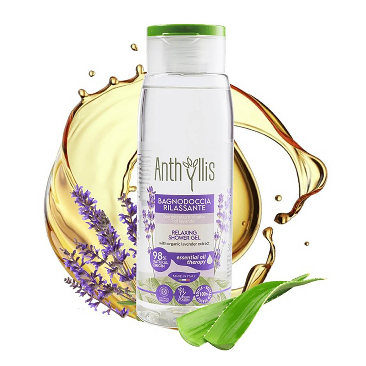 Anthyllis relaksujący bio żel pod prysznic z ekstraktem z lawendy i aloesem 300 ml