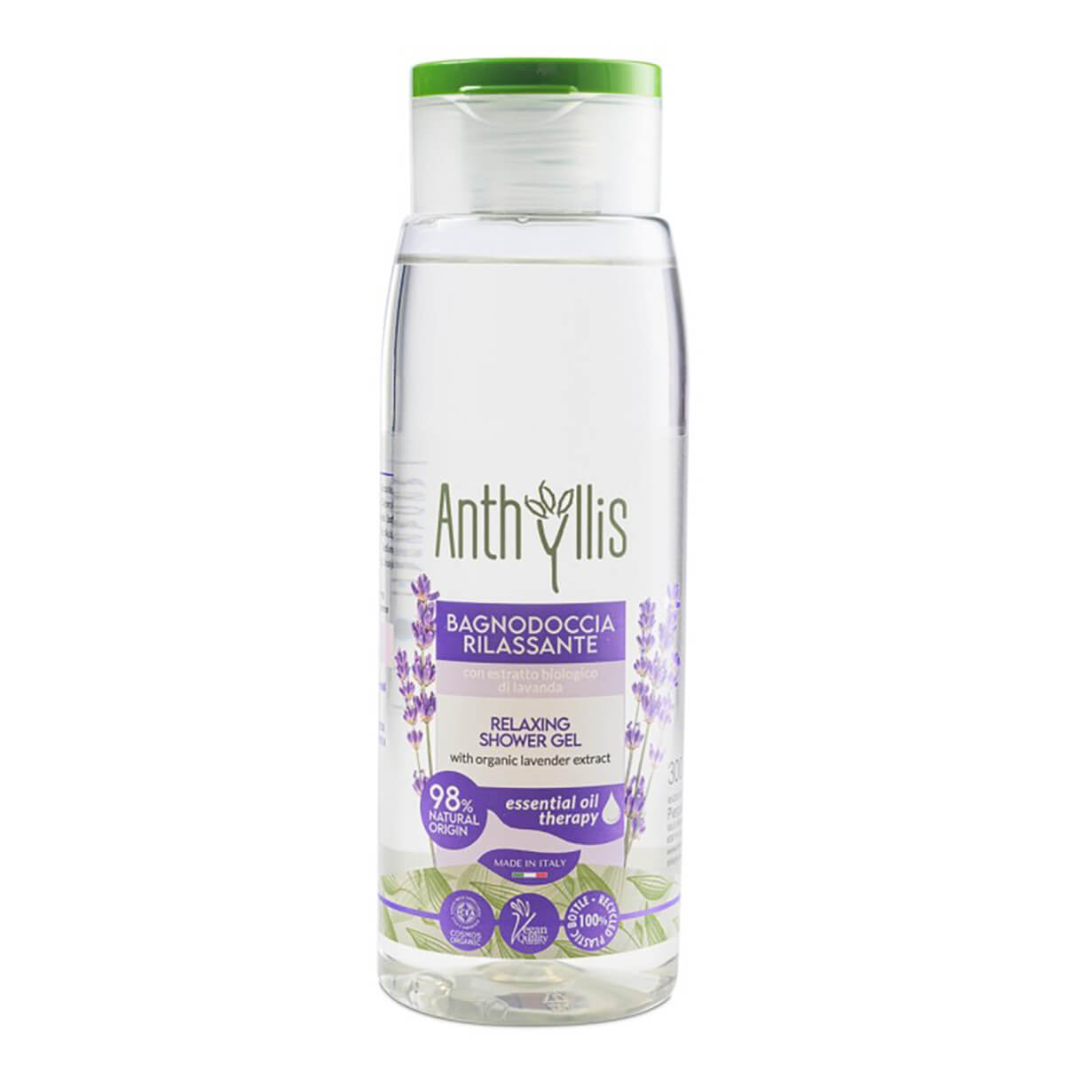 Anthyllis relaksujący żel pod prysznic ICEA Cosmos Organic 300 ml
