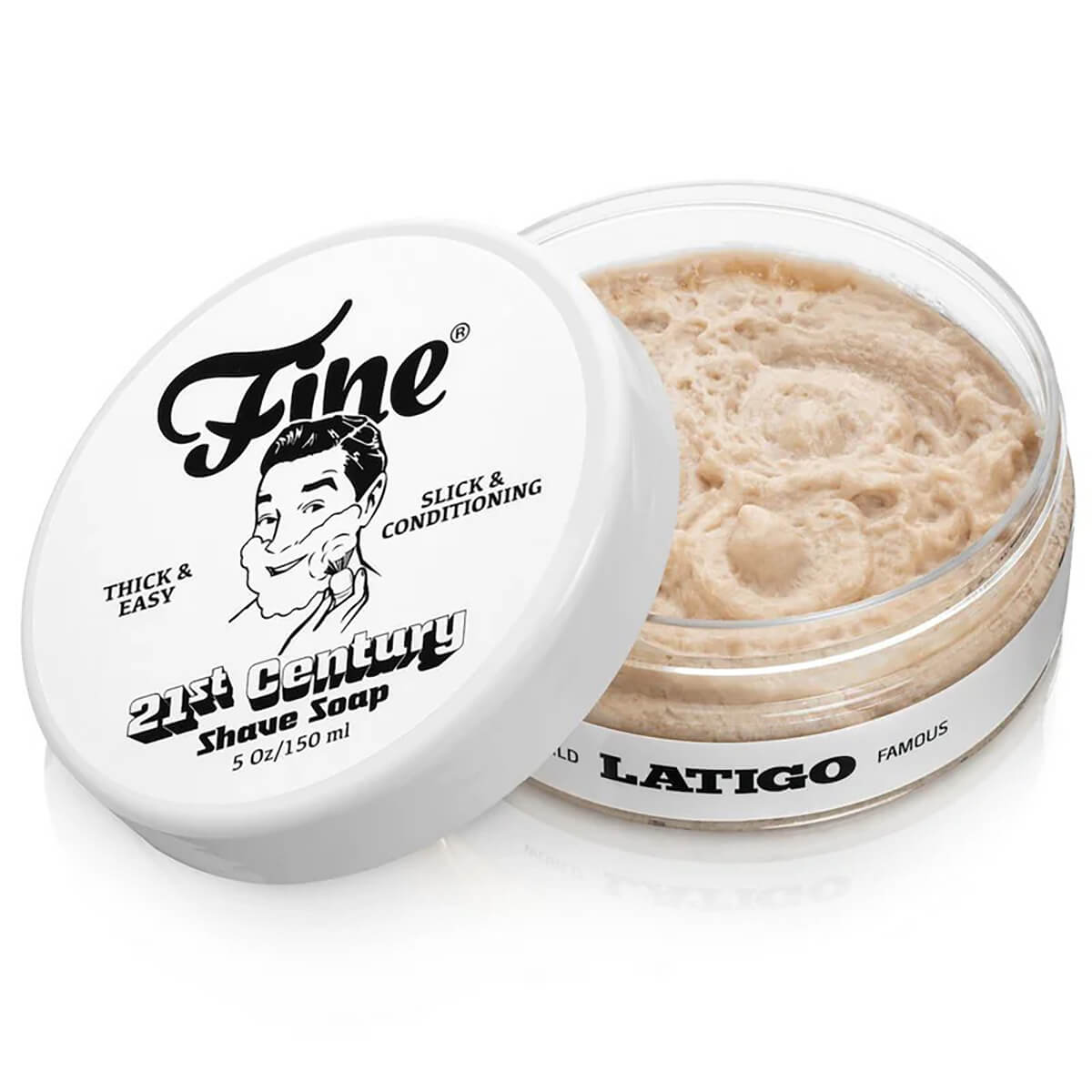 Fine mydło do golenia Latigo 150 ml w tradycyjnym tyglu